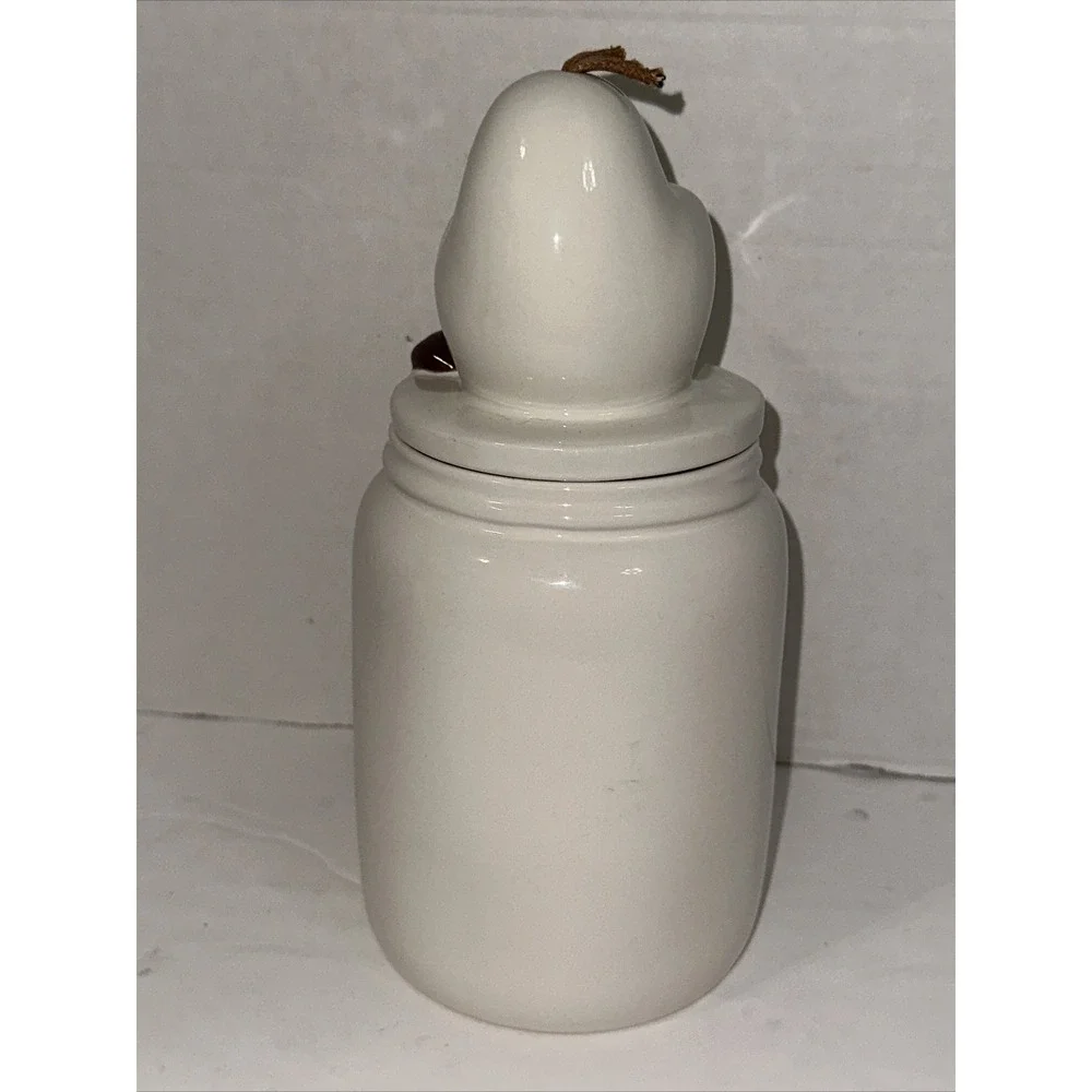 Rae Dunn Disney Frozen Olaf I Like Warm Hugs Ceramic Canister Cookie Jar White